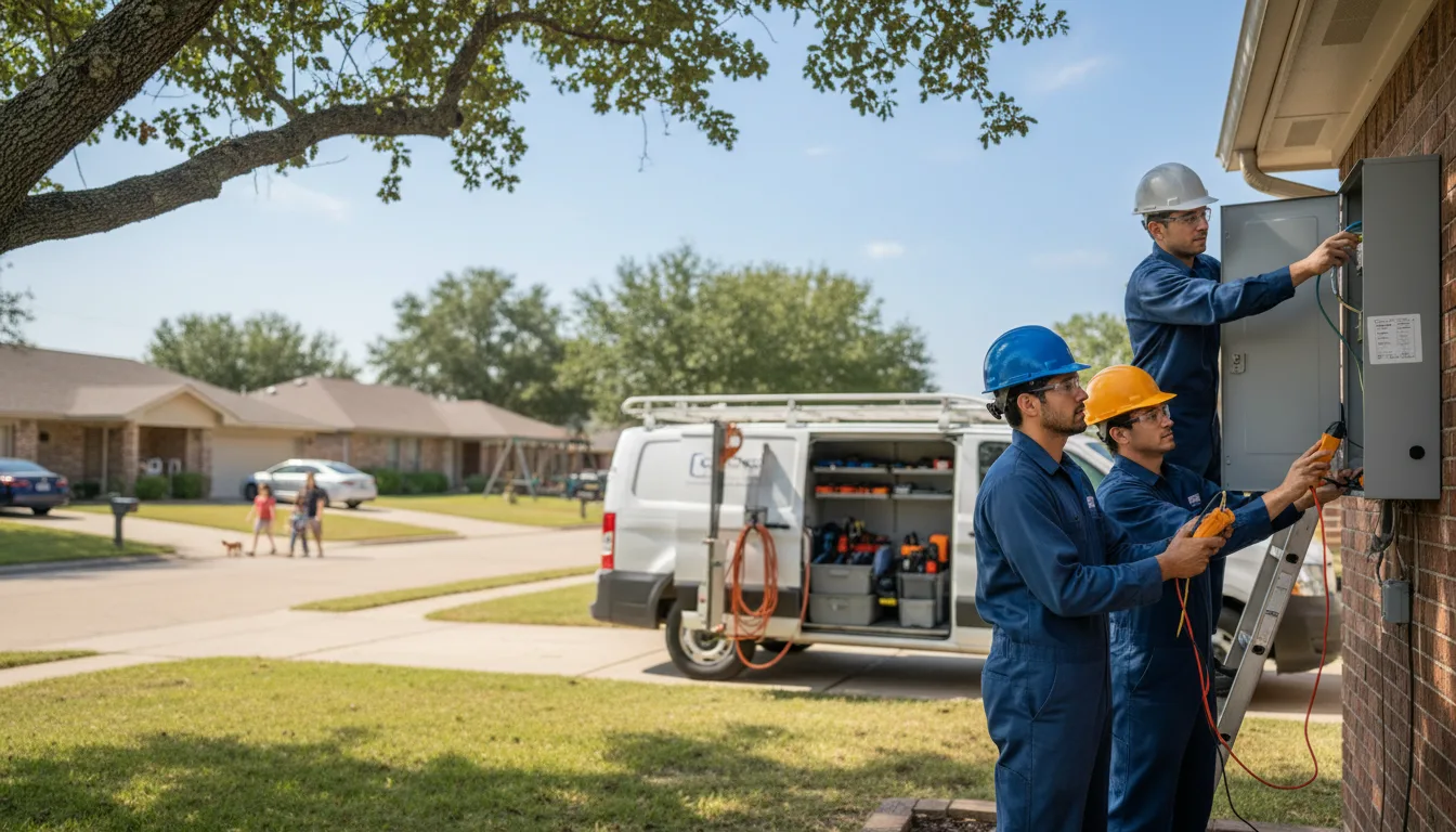 Certified electrician providing emergency electrical services in Brecksville, OH
